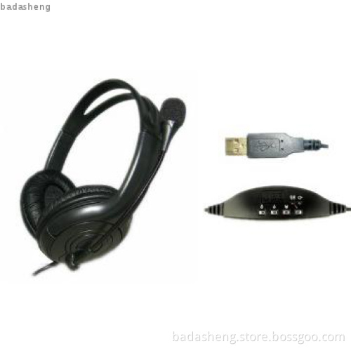 USB headset PC headset, PS3 headset